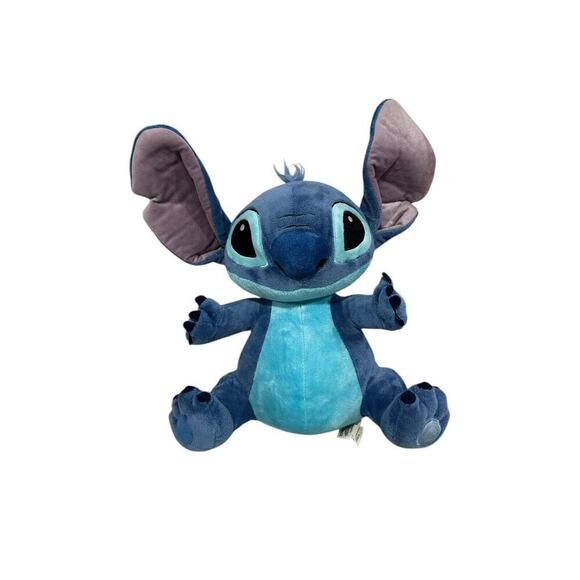 14" DISNEY STORE EXCLUSIVE LILO & STITCH STITCH AND ANGEL PINK LOT OF 2 PLUSH - Picture 2 of 8